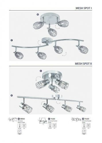 Спот Searchlight 9994CC Mesh Spot I II (20777) 