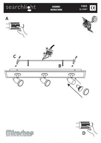 Спот Searchlight 7493 Comet (20828)