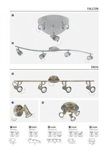 Спот Searchlight 1221AB Eros (20742)
