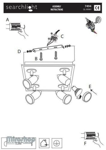 Спот Searchlight 7494 Comet (21058)