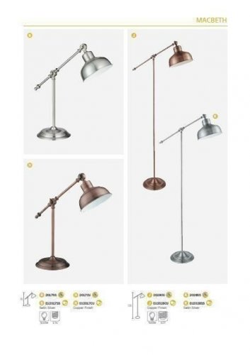 Торшер Searchlight EU2028CU Macbeth (21068)