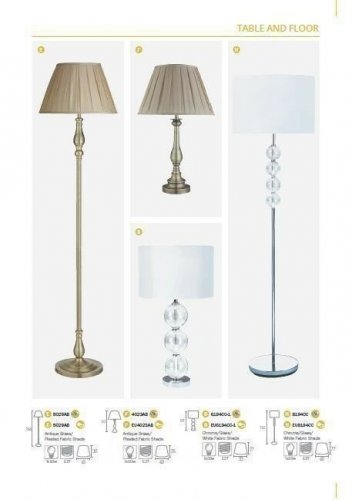 Торшер Searchlight EU8194CC Table and Floor (21634)