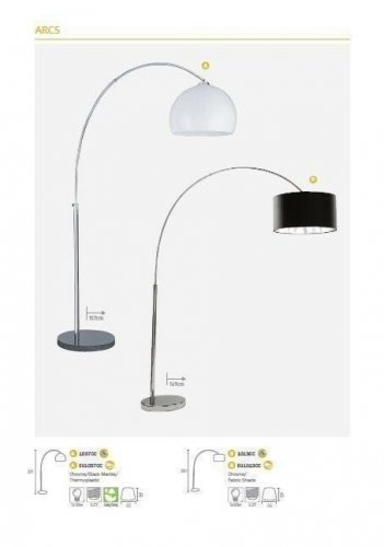 Торшер Searchlight EU1037CC Arcs (21067)