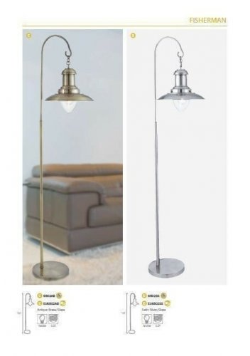 Торшер Searchlight EU6502SS Fisherman (21394)