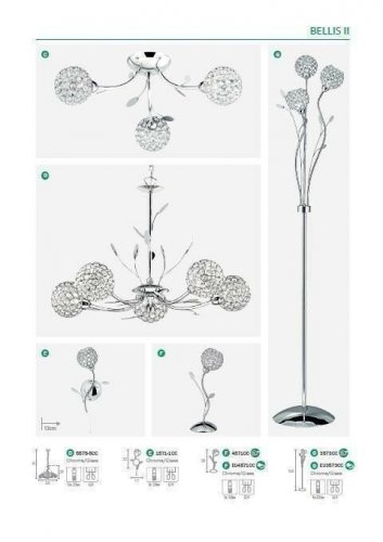 Торшер Searchlight EU3573CC Bellis II (21391)