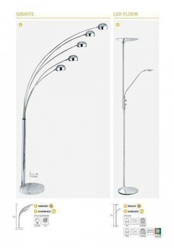 Торшер Searchlight EU3085-5CC Giraffe (21177)