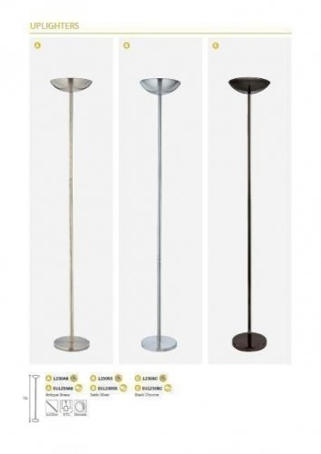 Торшер Searchlight EU1230SS Pole (20838)