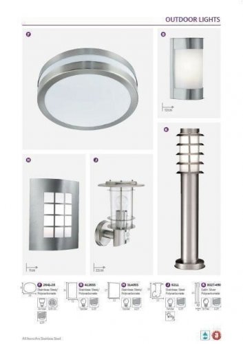 Уличный светильник Searchlight 3140SS LED Outdoor (21292)