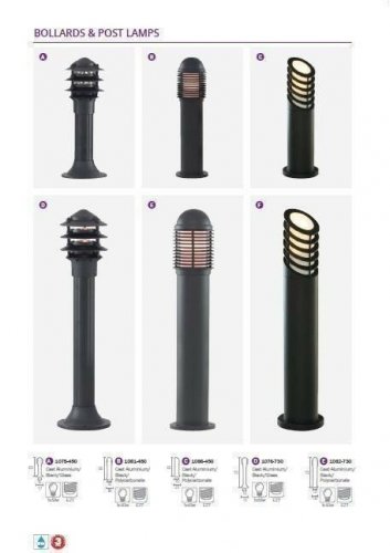 Вуличний світильник Searchlight 1086-450 Outdoor Posts (21336) 