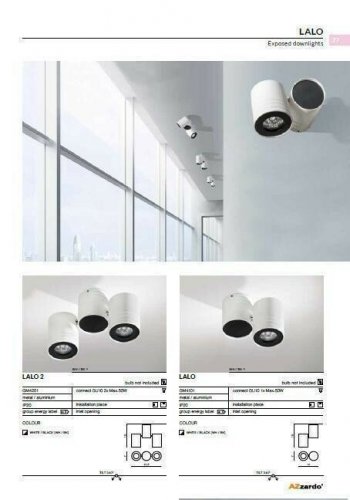 Спот Azzardo AZ0790 Lalo 2 (white/black) (GM4201-WH-BK) (76082)