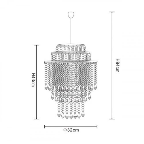 Люстра Zuma Line F074 TREVE