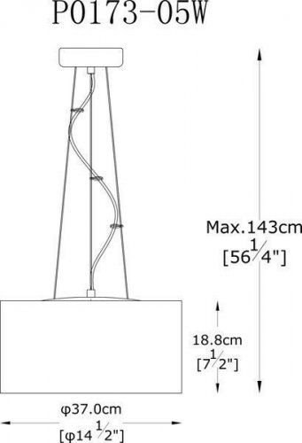 Люстра  Zuma  Line  P0173-05W-F4B3  BLINK