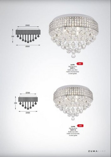 Люстра Zuma Line 19027-L CAPRI