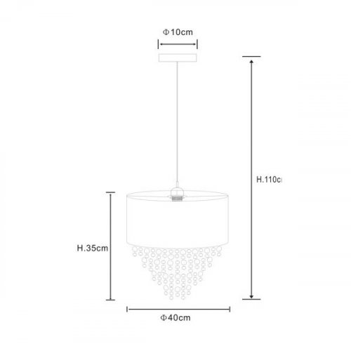 Люстра Zuma Line A153-L EVORA
