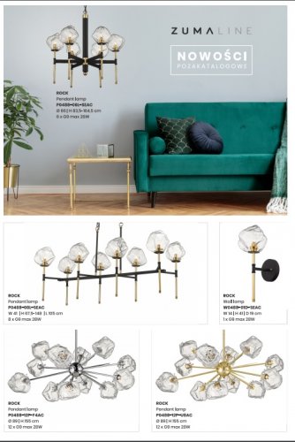 Люстра Zuma Line P0488-12P-U8AC ROCK