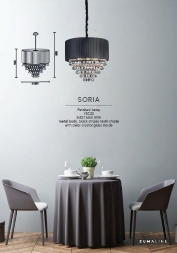 Люстра Zuma Line YSC23 SORIA 