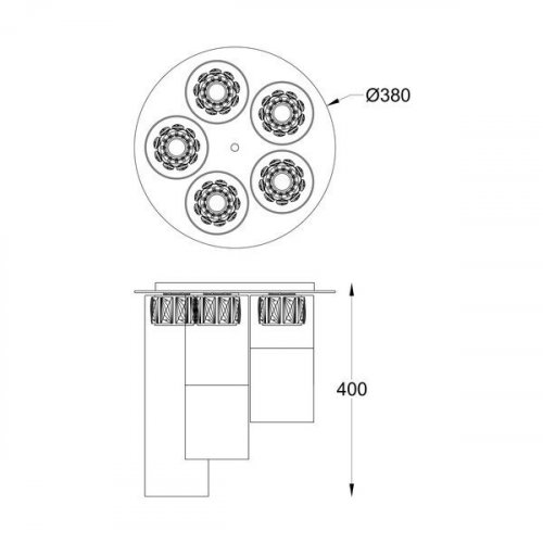 Люстра Zuma Line C0389-05F-B5AC GEM