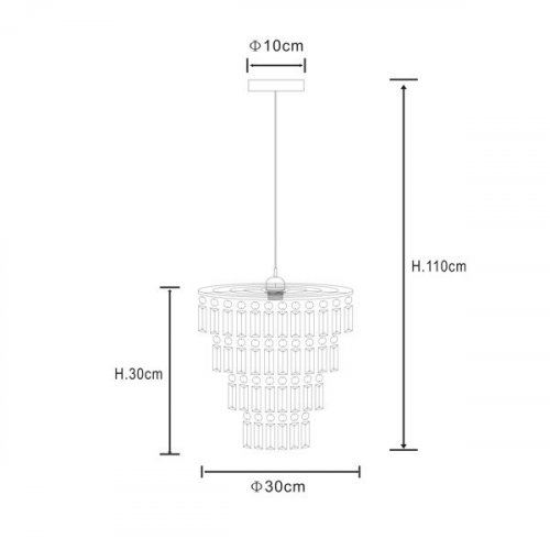 Люстра Zuma Line A146 CHAVEZ