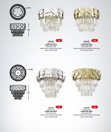 Люстра Zuma Line C0506-05A-B5E3 QUASAR