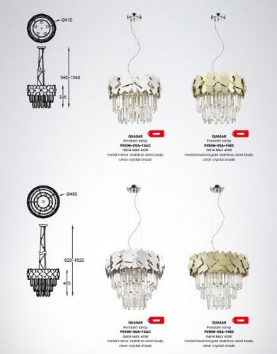 Люстра Zuma Line P0506-05A-F4AC QUASAR