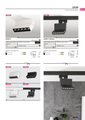 Спот Azzardo AZ3488 Leon 5 (white)