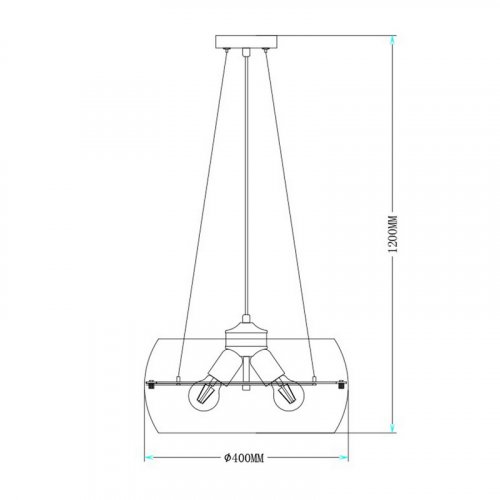 Люстра Zuma Line RLD931031-3 MERANO