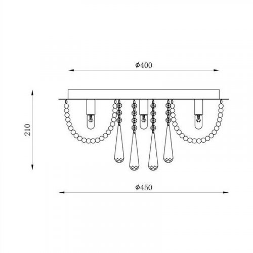 Люстра Zuma Line 19157M SENSI
