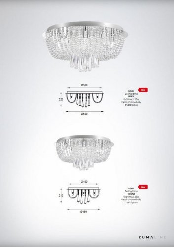 Люстра Zuma Line 19157M SENSI