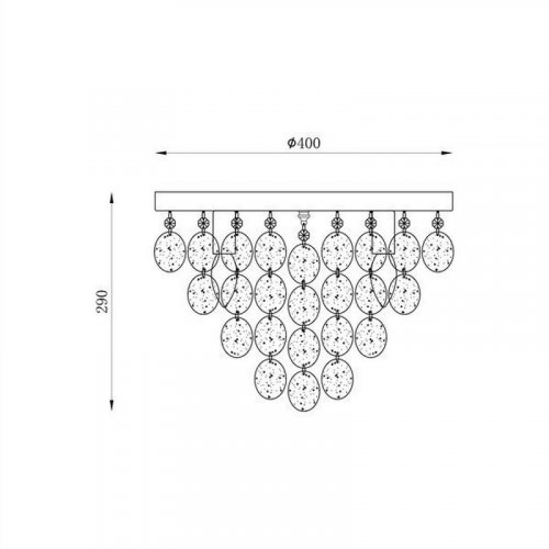 Люстра Zuma Line 18365L PARDO