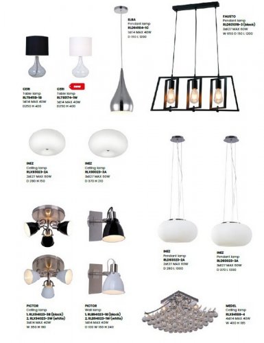 Настільна лампа Zuma Line RLT93174-1W CERI