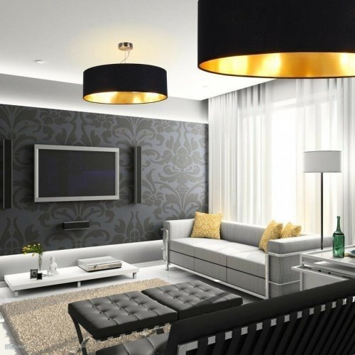 Подвесной светильник Zuma Line HP1392-500-BL+PB ANDREA