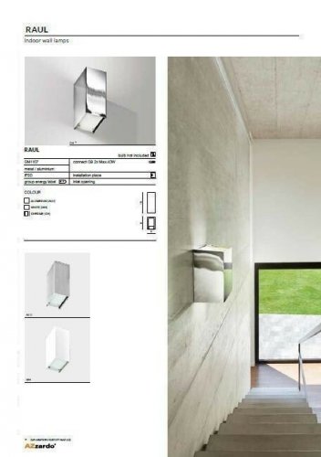 Бра Azzardo AZ0868 Raul (chrome) (GM1107-CH) (76139)