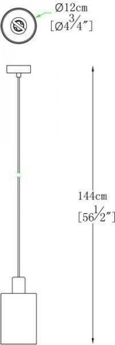 Подвесной светильник Zuma Line P0369-01A-F4GQ PIOLI