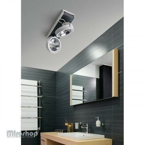 Спот Azzardo AZ1375 Max 2 12V (white/black) (GM4206-12V-WH-BK)