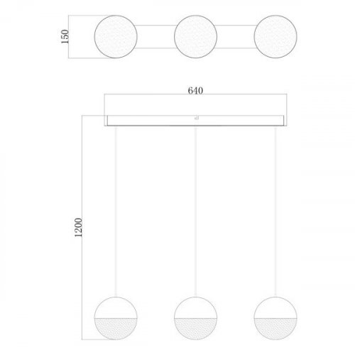 Подвесной светильник Zuma Line PL180414-3A CHELAN