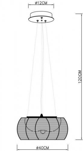 Подвесной светильник Zuma Line MD1104-2 (BLACK) TANGO