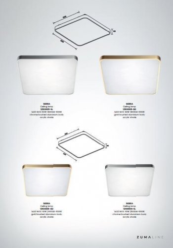 Потолочный светильник Zuma Line 12100006-GD SIERRA