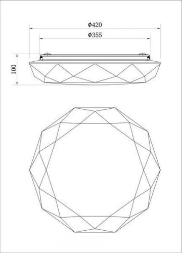 Потолочный светильник Zuma Line RLX96700-1 ALTA