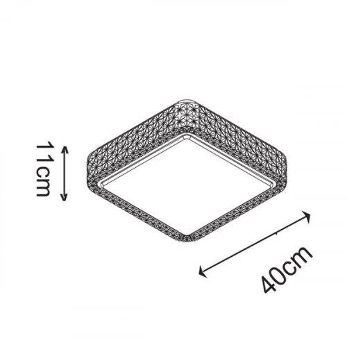 Потолочный светильник Zuma Line CL15068SQ-D40 MOA