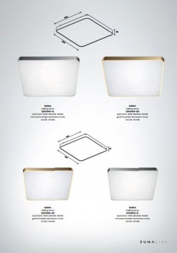 Стельовий світильник Zuma Line 12100005-GD SIERRA