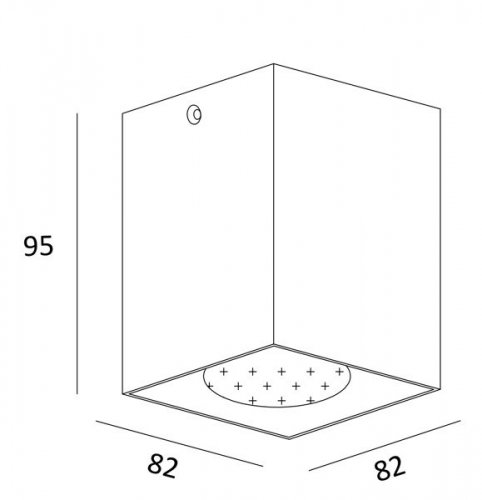 Светильник точечный Zuma Line 50475-WH SQUARE