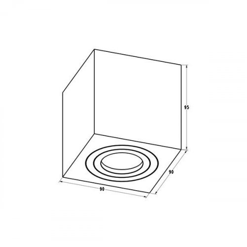 Точечный светильник Zuma Line ACGU10-160 QUARDIP SL