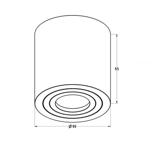 Точечный светильник Zuma Line ACGU10-158 RONDIP SL