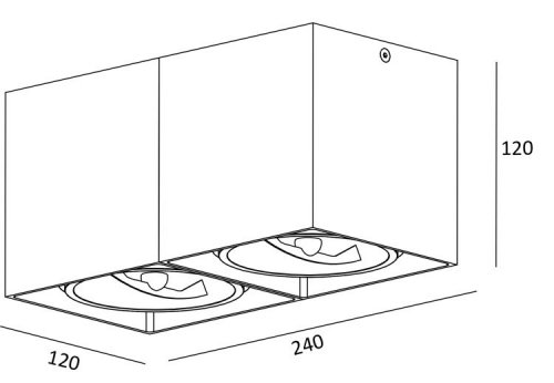 Точечный светильник Zuma Line 89949-G9 BOX SL 2
