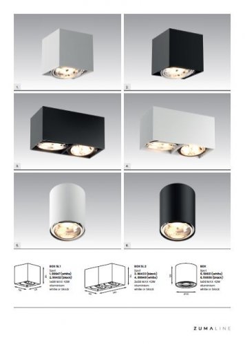Точечный светильник Zuma Line 89949-G9 BOX SL 2