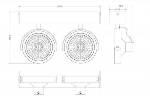 Спот Zuma Line 50485-G9 GO SL 2
