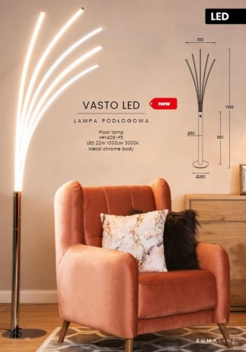 Торшер Zuma Line HP1408-F5 vasto