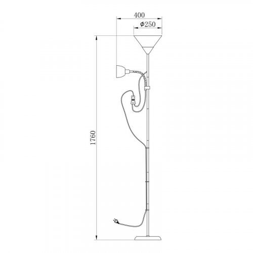 Торшер Zuma Line RLL94898-2 TWINS