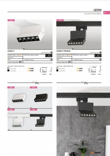 Спот Azzardo AZ3489 Leon 5 (black)