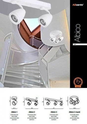 Спот Azzardo AZ1241 Albico 2 (FH31812A12-2-WH) (15634)